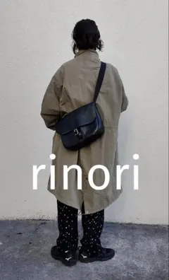 yoep rinori コラボ ショルダーバッグ ピリオドバッグ リノリ 本革