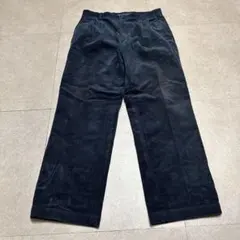 Dockers ドッカーズ　コーデュロイパンツ　2タック　ダークネイビー　33