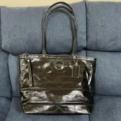 COACH ブラック トートバッグ