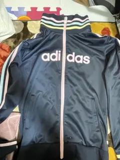 adidasジャージ　ネイビーセットアップ　サイズL
