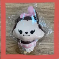 ディズニー　ミニーマウス　ボールキーチェーン付