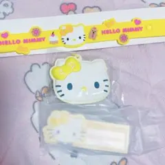 【ハローミミィ】シークレット名札バッジ　ラバーミラーキーホルダー ラバーバンド