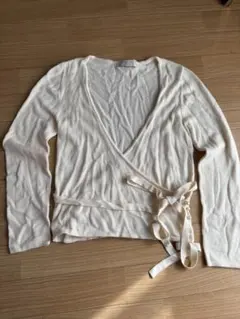 ラップカーディガン