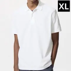 【新品】 UNIQLO ユニクロ ドライカノコポロシャツ+ ホワイト XL
