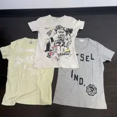【3点セット】DIESEL（ディーゼル）プリントTシャツ まとめ売り