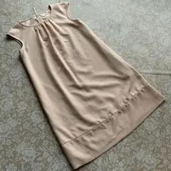 TO BE CHIC フレンチスリーブ　裾レース切替　ワンピース38サーモンPのサムネイル