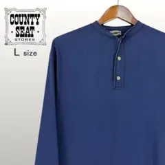 【美品】COUNTY SEAT 90s ヘンリーネック L〜XL相当 0523
