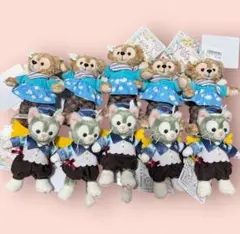 ディズニー ダッフィー ジェラトーニ ウィッシングウィングス ぬいぐるみバッジ