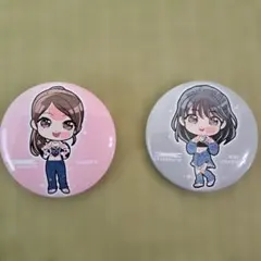 LE SSERAFIM さくら・チェウォン ピンバッジ 缶バッジ ルセラフィム