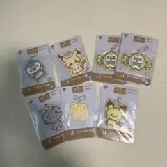 ポケモン一番くじ　ポケピース　H賞　ワッペンチャーム賞7点セット