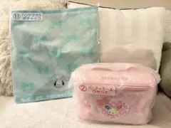 サンリオ　一番くじ　ウサハナ バニティケース　当たりくじ　2点セット