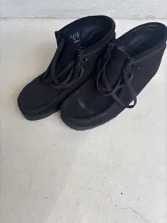 Clarks Originals ワラビー ブラックのサムネイル