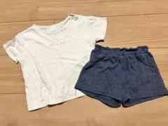 tete a tete Tシャツ ノーブランドショートパンツ セット 80のサムネイル