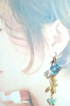 再出品/スター流れ星☆星に願いを〜Pierce/earrings