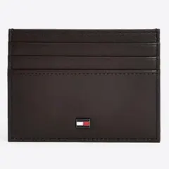 TOMMY HILFIGER カードケース ダークブラウン