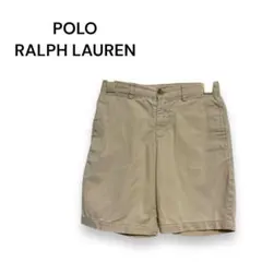 【ポロラルフローレン】美品　キッズ　ハーフパンツ　ベージュ　7