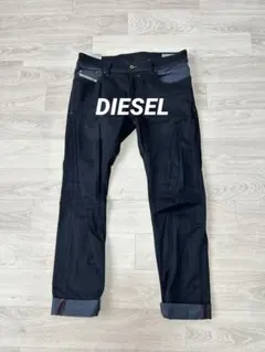 DIESEL BLACK GOLD ハイウエストワイドデニムサロペット36 - メルカリ