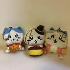 ご当地限定広島岡山長崎ちいかわハチワレぬいぐるみ3体セットキーホルダー