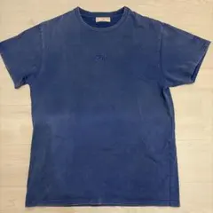 WIND AND SEA Tシャツ ブルー 刺繍ロゴ　サイズＬのサムネイル