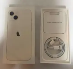 Apple iPhone 13 ホワイト 箱のみLightningケーブル付き