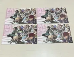 ヒロアカ　チームアップミッション　最強ジャンプ　付録　ポストカード　4点