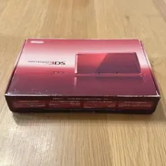 상자가있는 Nintendo 3DS 플레어 레드