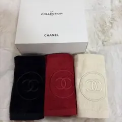 CHANEL シャネル ノベルティ ハンカチ フェイスタオル 3点セット
