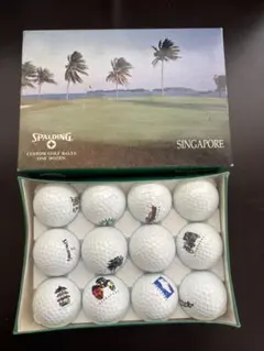 【新品　未開封】SPALDING シンガポール ゴルフボール 1ダースのサムネイル