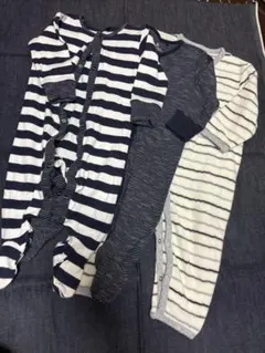 next ストライプロンパース セット 3〜6ヶ月　60〜70○○