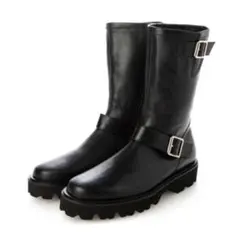 【新品】卑弥呼 本革エンジニアブーツ 黒