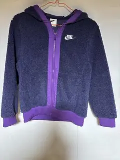 Nike フリースジャケット 紫色