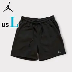 NIKE ジョーダン　スウェットショートパンツ　メンズ　ブラック　US L