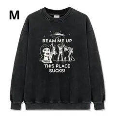ストレンジャーシングス ロビンBEAM ME UP ヴィンテージ加工 スウェットのサムネイル