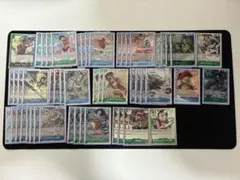 赤緑ルフィデッキ ワンピースカード フラシ優勝編成 スリーブドン付き