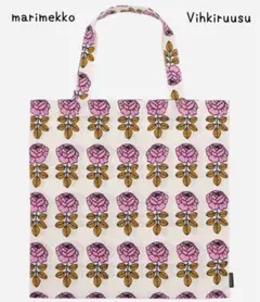 【新品】マリメッコ Vihkiruusu ヴィヒキルース トートバッグ ピンク