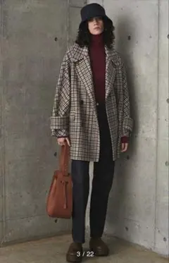 Mila Owen ミラーオーウェン 裾たまりストレートデニムパンツ