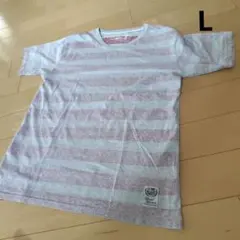 Local Motion ボーダーTシャツ Lサイズのサムネイル