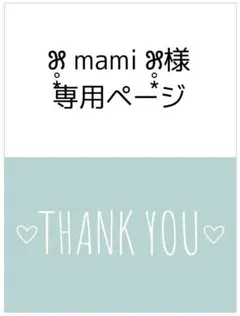 ೫̥͙ mami ೫̥͙様*専用ページ