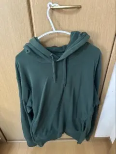 UNIQLO ダークグリーン フード付きパーカー M