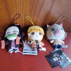 新品タグ付き　鬼滅の刃　マスコット　３個セット
