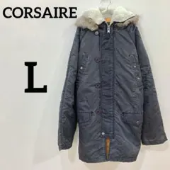 【CORSAIRE】モッズコート 中綿 フードファー付き F(L)