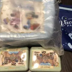 ディズニー　アメニティ　バケーションパッケージ　ポップコーンケース　パスケース
