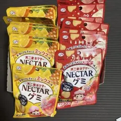 不二家 ネクターグミ ミックス味10個 ピーチ10個 計20個セットのサムネイル