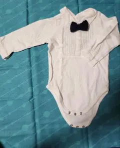 MARLMARL 蝶ネクタイ　ボディスーツ　80サイズ　ロンパース セレモニー