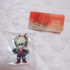 ヒロアカ 爆豪勝己 UA展 名札バッジ アクリルフィギュア