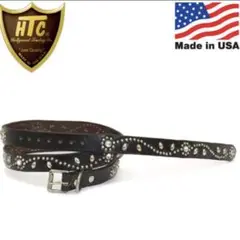HTC Narrow Studs Belt クリアストーン ベルト 34