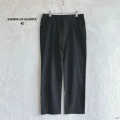 ジャンニロジュディチェ　イージーパンツ【42】 ストライプ　ウエストゴム　裏毛