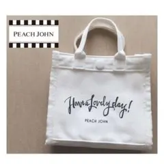 PEACH JOHN ピーチジョン オリジナルミニキャンバストートポーチ