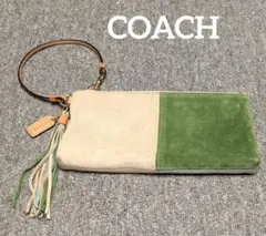 ⭐️COACH⭐️スエードポーチ⭐️匿名配送⭐️即購入OK!⭐️