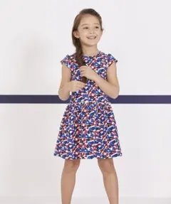 プチバトー　5ans  110cm　スウェット　半袖　ワンピース　未使用